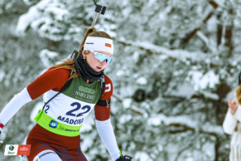 IBU Junioru kausa posms biatlonā - sprints sievietēm 7,5 km (14.01.)